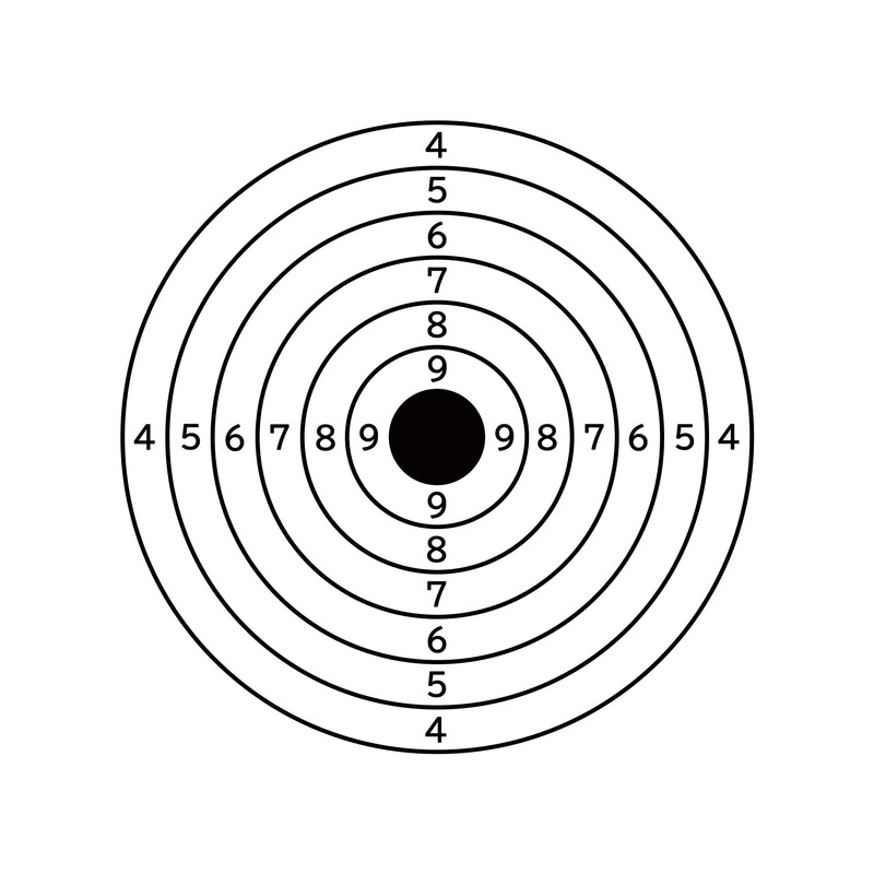 150 Pieces Airsoft Target Shooting Target Compatible with Tokyo Marui