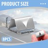 8 Pcs Wind Deflector Clips, Car Wind Deflector Stainless Steel