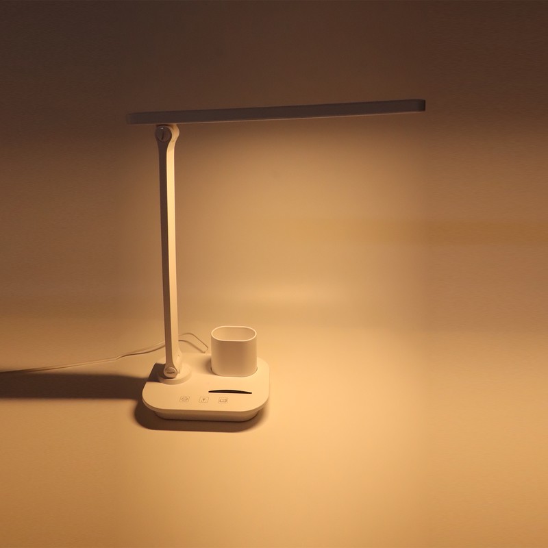LED Desk Lamp 3 Colors Stepless Dimming Touch Control Eye