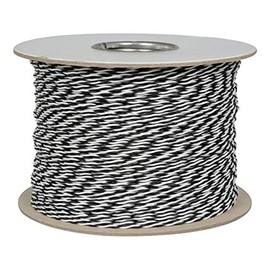 Jameco ValuePro 24 AWG Black/White Stranded Twisted Pair Hook-Up Wire 1000 Feet