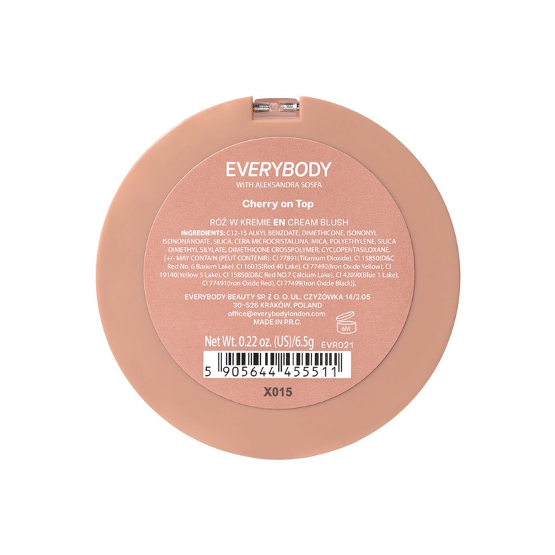 EVERYBODY LONDON Cremiges Rouge (Cherry on Top, One Size)