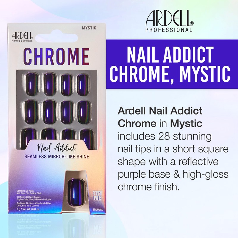 Ardell Nail Addict Chrome Mystic