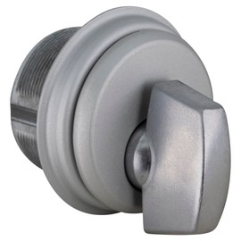 CRL Satin Aluminum Finish Mortise Thumbturn Cylinder