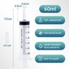 Gufastoe Pack of 12 60 ml Syringes with Protective Caps