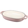 EDGING CASTING Enameled Cast Iron Dutch Oven Pot with Lid,
