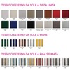Panini Tessuti, Outdoor Sun Shade Sail Fabric 1 Quantity =