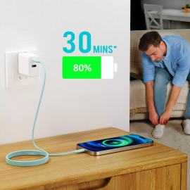 Unbranded USB C to USB C Charger Cable [2-Pack 6ft] 60W Type C Charger Fast Charging