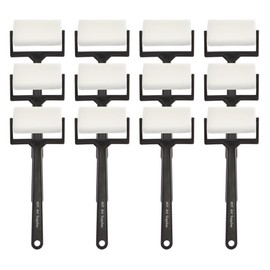 XDT- 2.5Inch Foam Paint Roller 12Pcs Set, Sponge Paint Rollers for Painting, Staining & Crafting– Small Foam Paint Rollers Tools