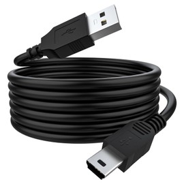 Mini-USB-Kabel Ersatz für Blue Yeti-Mikrofon, USB A 2.0 auf Mini B Ladekabel für Blue Yeti, Blue Yeti Pro, Snowball iCE Microphones, Netzkabel USB A Male zu Mini USB Datenübertragungskabel (80cm)