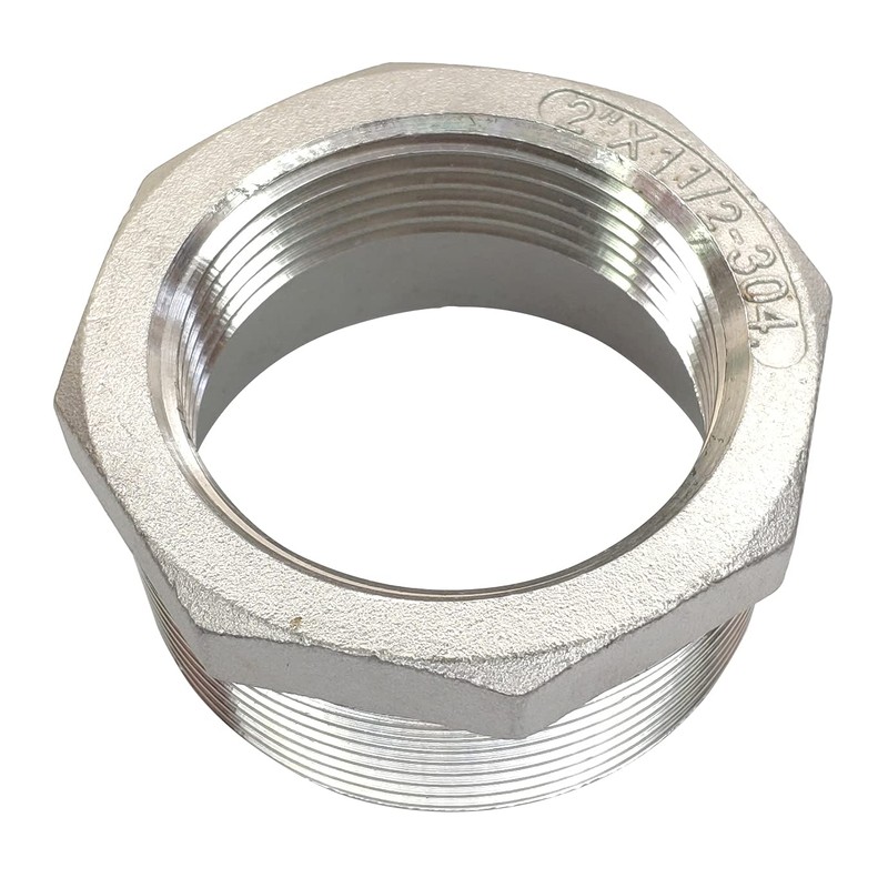 LOZOME 2" Male x 1-1/2" Female Thread Reducer Bushing Pipe