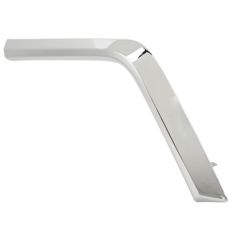 Front Bumper Lower Chrome Trim ABS Side Molding Strips Replacement