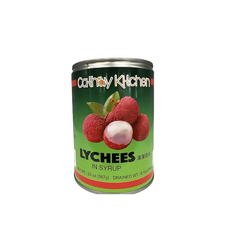 Cathay Kitchen Premium Lychee in Syrup - Peak Season Harvest