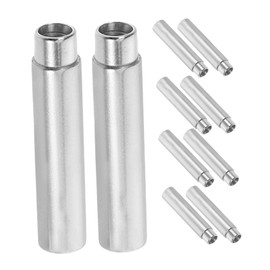 Gatuida 10PCS Pyrography Adapter Convert Soldering Iron to Wood Burning Tool Heat Resistant Metal Construction for Versatile DIY Crafting Lightweight Portable Design for Easy Use