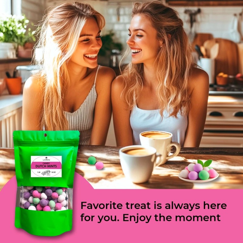 WOODCHA Dutch Mints Candy, Chocolate Covered Mints, Holland Candy, Party