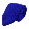 F NODE Knit Tie, Narrow Tie, Simple, Plain, Sword Point,