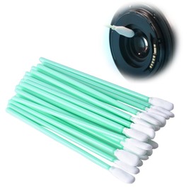 PAVIKE Industrial Cotton Swabs (100pcs 10cm) Sponge Sticks, Anti-Static Cotton Swabs, Sponge Swabs for Printer Lenses, Disks, Sponge Swabs, Keyboards, Cleaning, Wesses, Crevice Brushes, Long Swabs,
