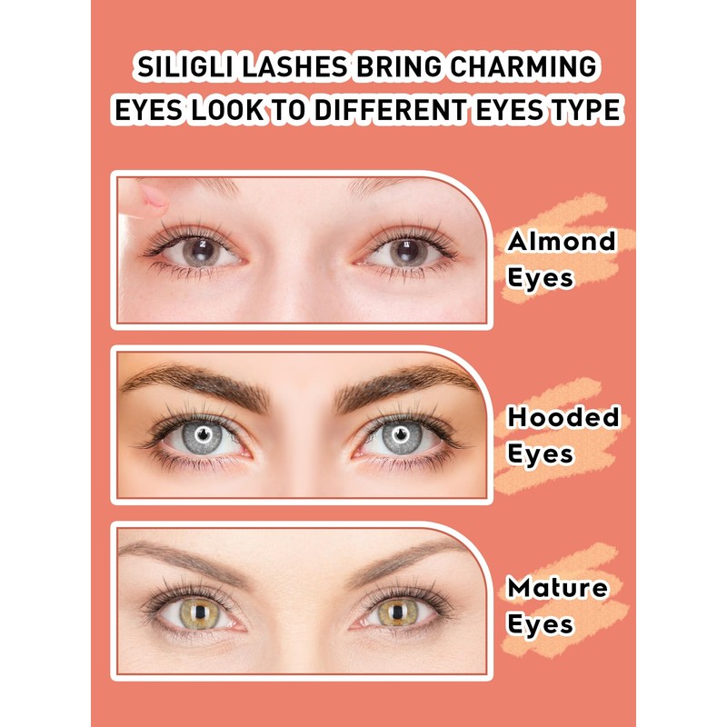 Lashes Wispy False Eyelashes Natural Look 10mm Short Lashes with