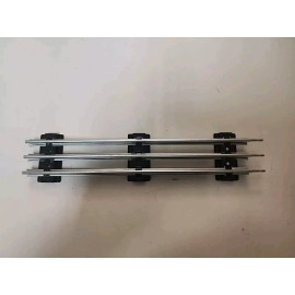 Menards O GAUGE STANDARD 10" STRAIGHT TRACK SECTION Tubular 3 rail 6-65500 NEW