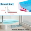 39Inch Shower Threshold Water Dam, Self Adhesive Waterproof Barrier (Clear)