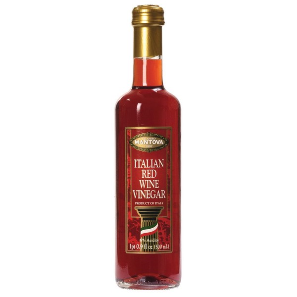 Mantova Italian Red Wine Vinegar, (Pack of 2) comes from a blend of Italian grapes,selected to achieve an intense aroma and exquisite flavor. Made with traditional methods and aged in fine wood casks.