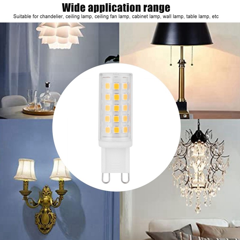 10PCS G9 Base LED Light Bulb 4W 54LED BiPin Bulb