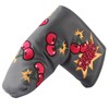Studio Crafted Cherry Bombs Blade Golf Putter Cover Magnetic Golf