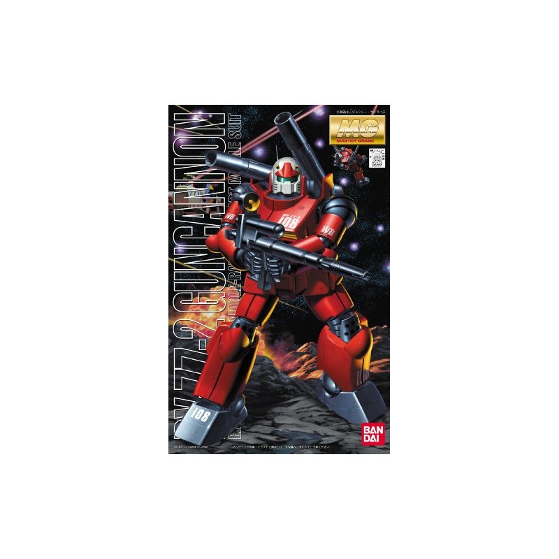 Bandai Hobby MG 1/100 RX-77-2 GUN Cannon "Gundam" Model Kit
