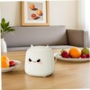 Levemolo Cute Small Desktop Trash Can with Lid Creative Mini