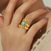 IMINI Eye Evil Ring for Men and Women CZ Crystal