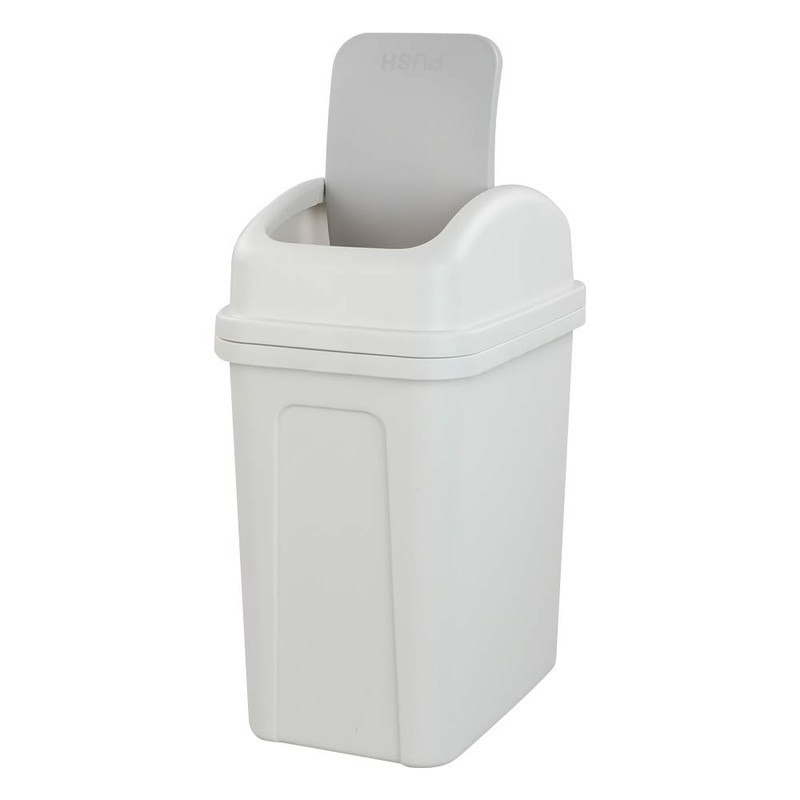 Asking Bote de basura pequeño de 1.8 galones con tapa