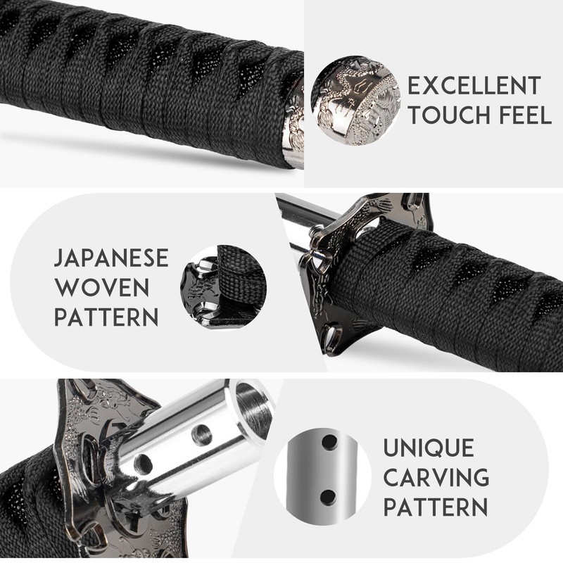 HTRACING Katana Gear Shift Knob Samurai Sword Shifter Knob Universal