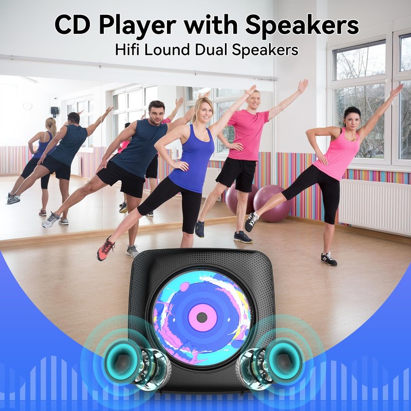 Radio with CD Player Children: Kegaudio Portable CD Players Portable