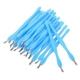 minkissy 24pcs Ergonomic Cuticle Trimmer and Pusher Tool for Efficient Dead Skin Removal and Grooming for Manicure and Pedicure Durable Construction