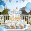 GRULLIN Blue Little Dumpling Baby Shower Cupcake Topper with Themed