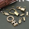 sourcing map Pack of 6 Bag Side Clip Buckle Metal