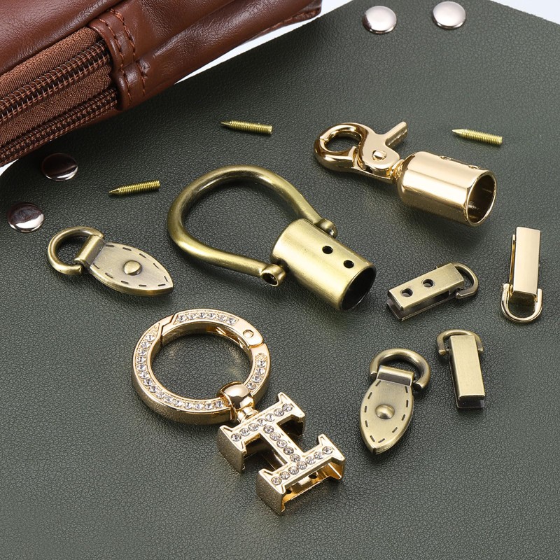 sourcing map Pack of 6 Bag Side Clip Buckle Metal