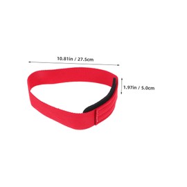 KOMBIUDA Fitness Straps for Gym Workouts Weightlifting Wrist Straps Padded Lifting Pull up Assistance Bands Antislip Design Heavy Duty Resistance Band Red