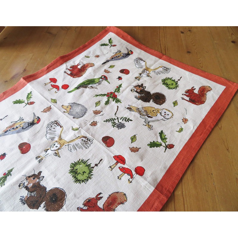 Ulster Weavers Madeleine Floyd Woodland Linen Tea Towel