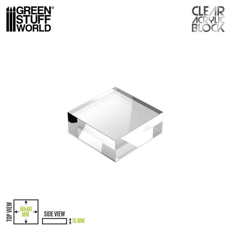 Greenstuff World GSWD-5853 Acrylic Display Stand, 2.4 x 2.4 x