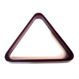 WOODEN MAHOGANY POOL TABLE TRIANGLE TO FIT AMERICAN 2 1/4" POOL BALLS (S196)**