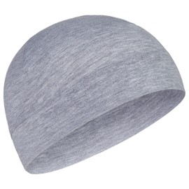 Enter the Complex® Cycling Hat Under Helmet, Men and Women, Cotton, Sleeping Cap, Running Hat, Thin Skull Cap, Headpiece, Light grey mottled, S - M