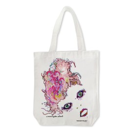 Cosmostarart Canvas Tote Bag with Bottom Gusset for Women - Reusable Grocery Large 13.8x15.7x3.5 Inch Shopping & Travel Tote, Dreamy