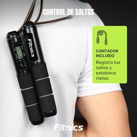 Cuerda para Saltar Crossfit Ajustable - Cordón Tejido Grueso - Gym