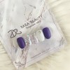 Next day delivery⭐Purple matte glitter nails⭐ / 다음날 발송⭐보라무광 글리터네일⭐