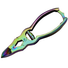 AAProTools Multi Color Mycotic Toenail Nippers 6" Concave Jaws Double Action Barrel Spring Handle