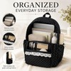 Polka Dot Backpack, Cute Lace Daypack for School Travel