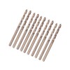 Naroote 10pcs M35 Cobalt Drill Bit Set, 1.0-5.0MM, HSS-CO, 135°