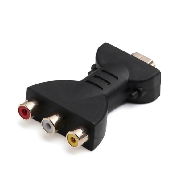 Universal Plug&Play Audio Adapter Converter HDMI Male to 3 RCA