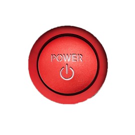 Optimister Car Goods Engine Start Button Cover Start Switch Protection Accessories Push Button Easy Installation Universal Cover Ring Set Toyota Red