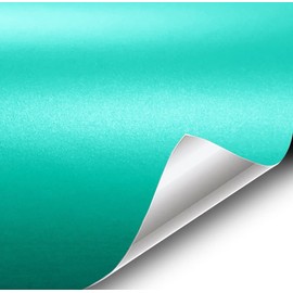 VViViD+ Matte Metallic Miami Teal Premium Vinyl Wrap Film (10ft x 5ft)